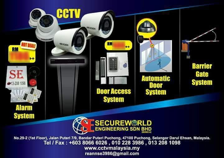 CCTV Installation in Malaysia Contractor 2021